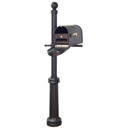 Special Lite Products || Classic Curbside Mailbox, Locking Insert and Fresno Mailbox Post