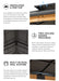 Sunjoy || Sunjoy 12' x 20' Hardtop Gazebo Patio Wooden Frame Outdoor Gazebo, Rectangle Double Tiered Metal Hardtop Gazebo with Dual Rails and Ceiling Hook