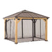 Sunjoy || Sunjoy Replacement Universal Mosquito Netting for 11 ft. ×11 ft. Wood-Framed Gazebos
