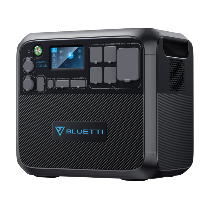 Bluetti || BLUETTI AC200MAX Expandable Power Station | 2,200W 2,048Wh Flexible From 2048Wh to 8192Wh