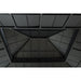 Sunjoy || SummerCove Outdoor Patio 13x15 Black 2-Tier Steel Backyard Hardtop Gazebo with Metal Ceiling Hook