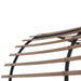 Sunjoy || Sunjoy Outdoor Patio 12x14 Modern Dark Brown Steel Arc-Shaped Pergola