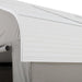 Sunjoy || Sunjoy 12x20 ft. Light Gray Metal Carport with Fabric Enclosure
