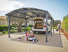 Canopia by Palram || Arcadia Alpine 12 ft. x 21 ft. Carport Kit - Grey Structure & Twin Wall Panels