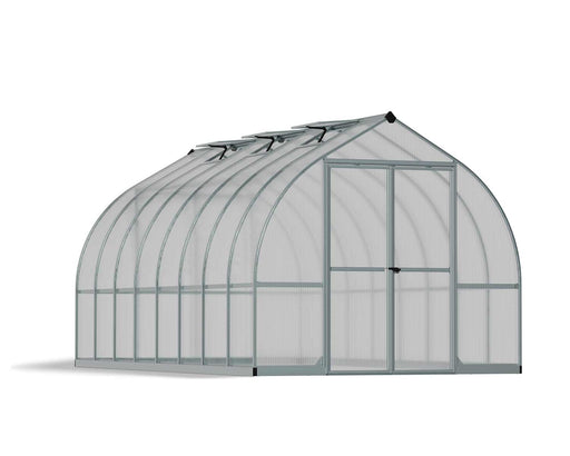 Canopia by Palram || Bella 8 ft. x 16 ft. Greenhouse Kit - Grey Structure & Twin Wall Panels