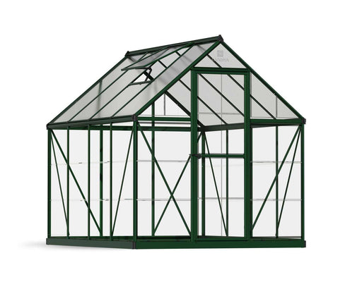Canopia by Palram || Hybrid 6 ft. x 8 ft. Greenhouse Kit - Green Structure & Hybrid Panels