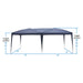 inQ Boutique || 10 X 20 Home Use Outdoor Camping Waterproof Folding Tent With Carry Bag Blue D0102Hhvi67