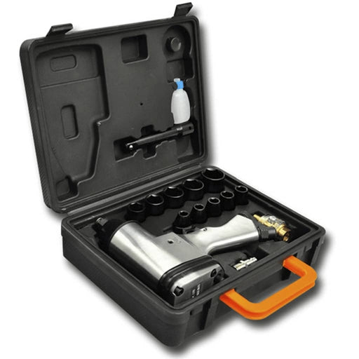 vidaXL || 16 Pc 1/2 Air Impact Tool Kit Set Wrench & Sockets" 140252