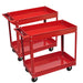 vidaXL || 2 x Workshop Tool Trolley 220 lb 2 Shelves 140155