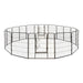 Aleko Products || Heavy Duty Pet Playpen Dog Kennel - 16 Panel - 32 x 32 Inches Each