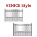 Aleko Products || 2-Panel Fence Kit – VENICE Style – 8x5 ft. Each