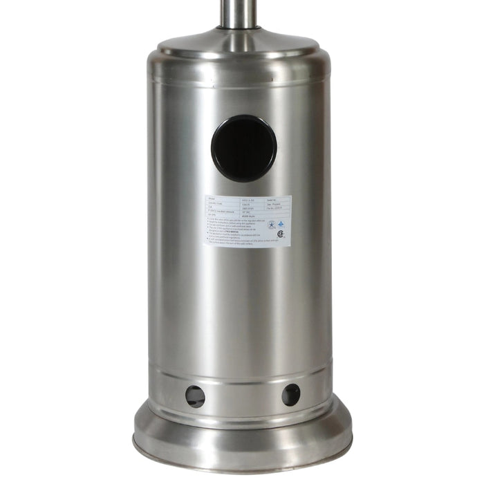 inQ Boutique || 46000BTU 85" Stainless Steel Propane Patio Heater