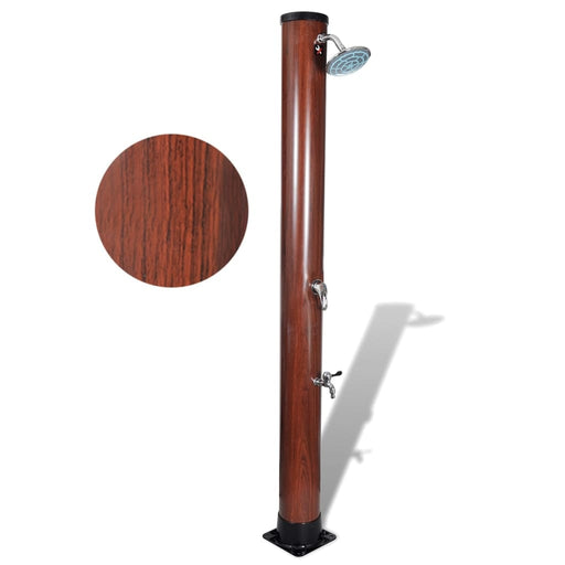 vidaXL || 7 ft Pool Solar Shower with Faux Wood Finish 90715