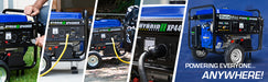 DuroMax || DuroMax 4400-Watt Electric Start Dual Fuel Hybrid Portable Generator XP4400EH