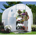 Solexx || 8' x 8' Solexx Gardeners Oasis Home Greenhouse - Deluxe