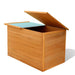 vidaXL || vidaXL Patio Storage Box 49.6"x28.3"x28.3" Wood