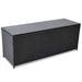 vidaXL || vidaXL Patio Storage Box Black 59"x19.7"x23.6" Poly Rattan
