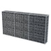 vidaXL || vidaXL Gabion Basket Galvanized Steel 78.7"x11.8"x39.4"