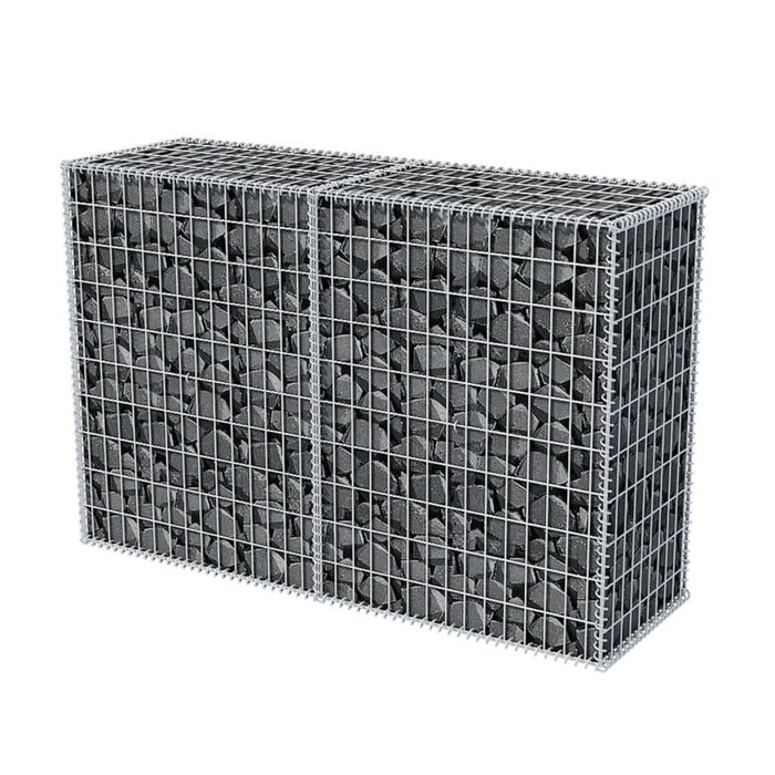 vidaXL || vidaXL Gabion Basket Galvanized Steel 59.1"x19.7"x39.4"