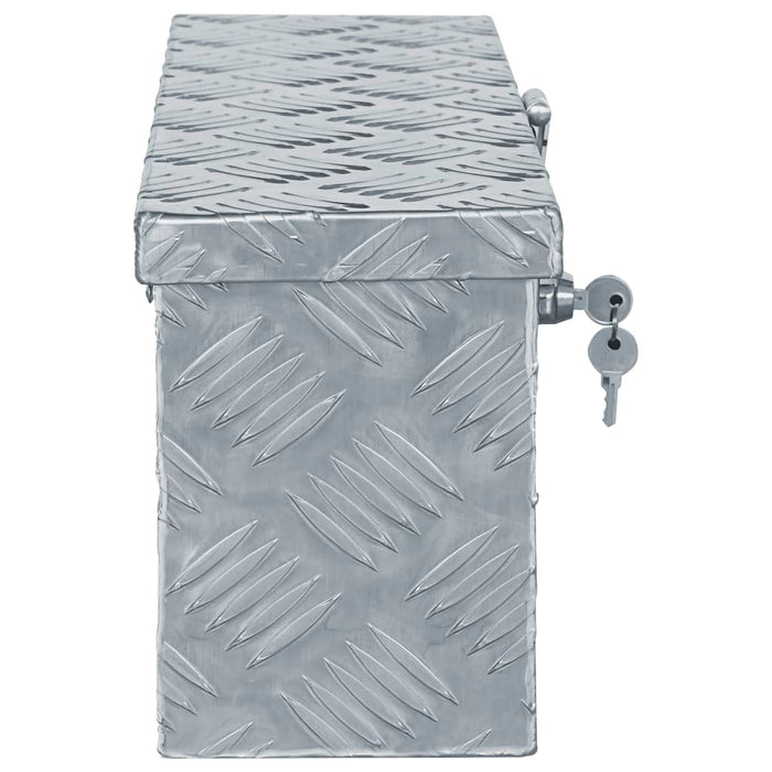 vidaXL || vidaXL Aluminum Box 19.1"x5.5"x7.9" Silver