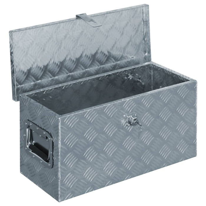 vidaXL || vidaXL Aluminum Box 24.2"x10.4"x11.8" Silver
