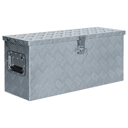 vidaXL || vidaXL Aluminum Box 30.1"x10.4"x13" Silver