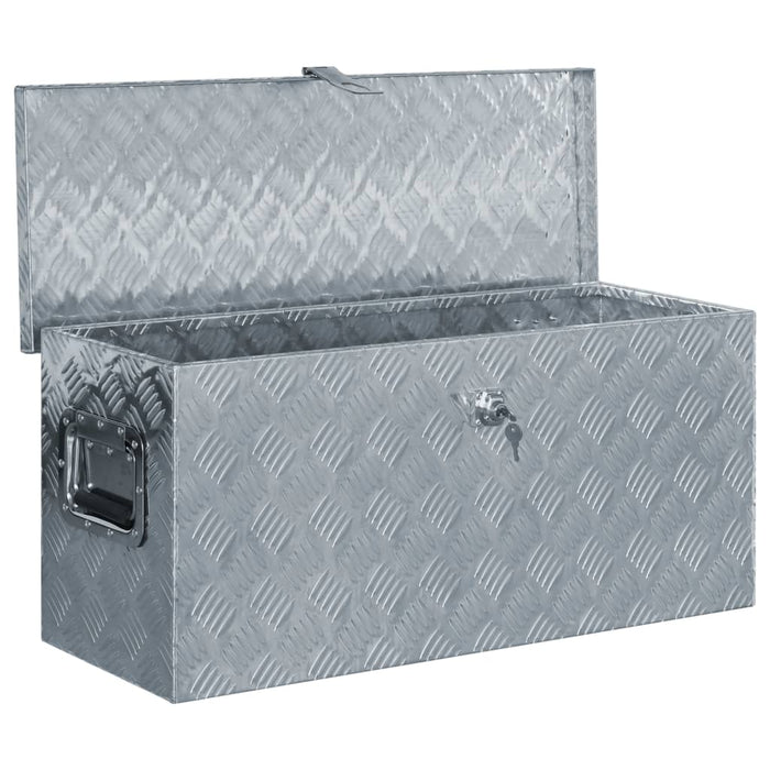 vidaXL || vidaXL Aluminum Box 31.5"x11.8"x13.8" Silver