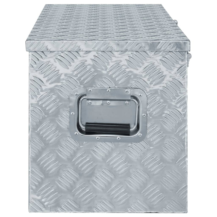 vidaXL || vidaXL Aluminum Box 43.5"x15.2"x15.7" Silver