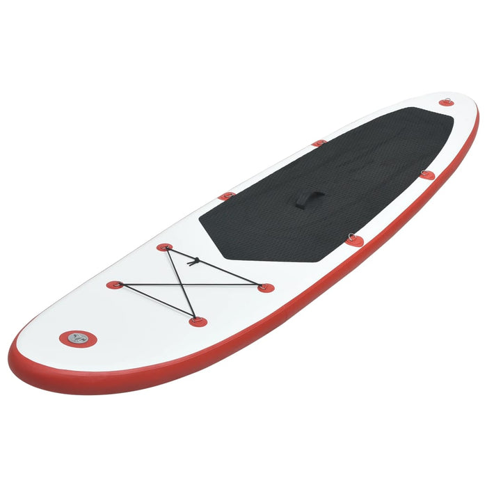 vidaXL || vidaXL Inflatable Stand Up Paddleboard Set Red and White