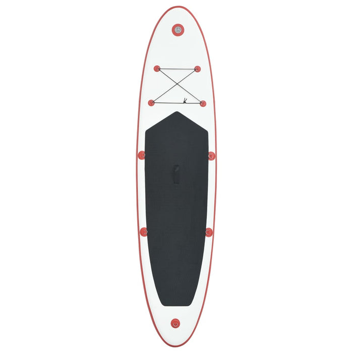 vidaXL || vidaXL Inflatable Stand Up Paddleboard Set Red and White