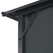 vidaXL || vidaXL Gazebo with Curtain Aluminum 13.1'x9.8'x8.5' Black