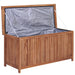 vidaXL || vidaXL Patio Storage Box 47.2"x19.7"x22.8" Solid Teak Wood