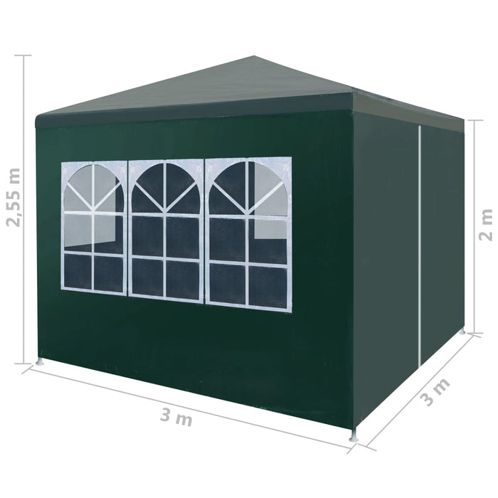 vidaXL || vidaXL Party Tent 9.8'x9.8' Green