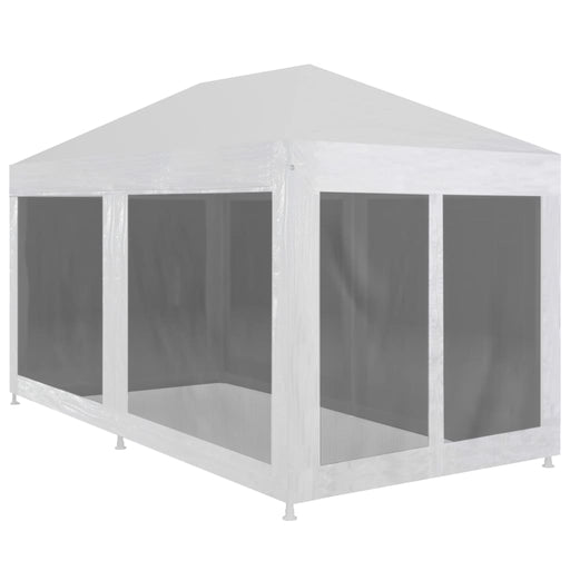 vidaXL || vidaXL Party Tent with 6 Mesh Sidewalls 19.7' x 9.8'