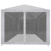 vidaXL || vidaXL Party Tent with 6 Mesh Sidewalls 19.7' x 9.8'