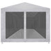 vidaXL || vidaXL Party Tent with 8 Mesh Sidewalls 29.5' x 9.8'