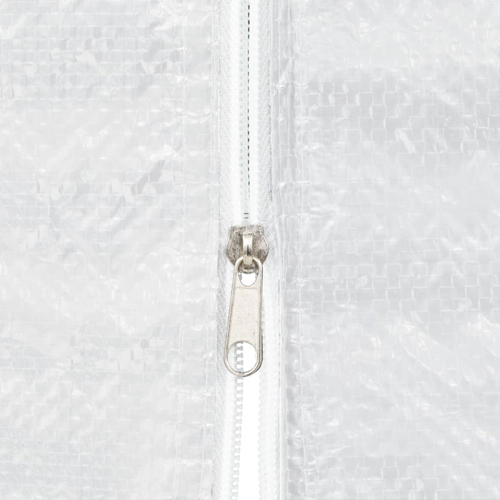 vidaXL || vidaXL Party Tent Sidewall 2 pcs with Zipper PE White