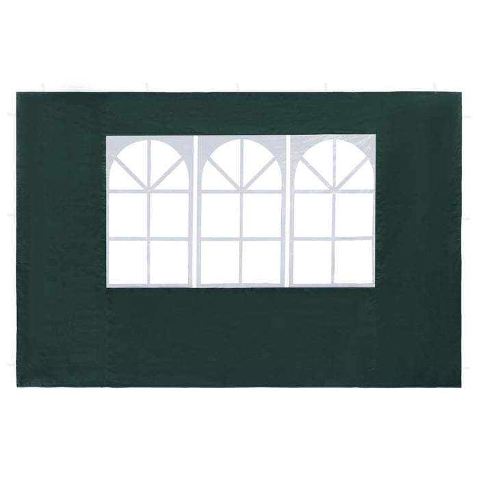 vidaXL || vidaXL Party Tent Sidewall 2 pcs with Window PE Green