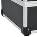 vidaXL || vidaXL Tool Suitcase 18.1"x13"x6.3" Black Aluminum