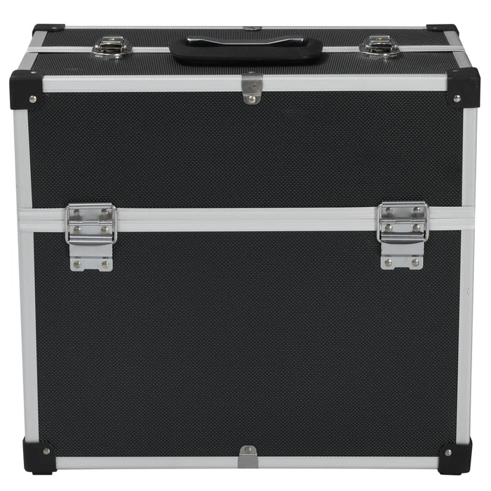 vidaXL || vidaXL Tool Case 15"x8.9"x13.4" Black Aluminum