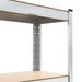 vidaXL || vidaXL 5-Layer Storage Shelf Silver Steel&Engineered Wood