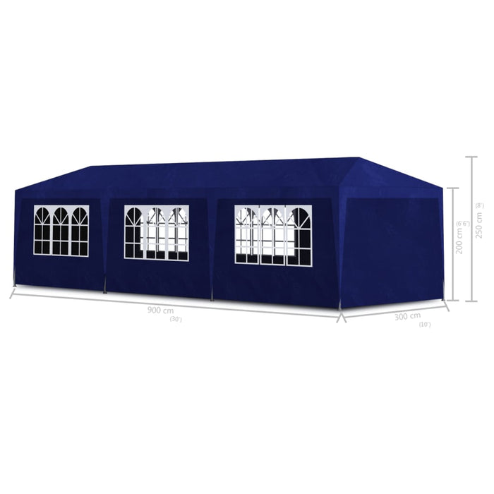 vidaXL || vidaXL Party Tent 10'x30' Blue
