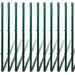 vidaXL || vidaXL Chain Link Fence with Posts Steel 59.1"x 984.3" Green