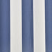 vidaXL || vidaXL Awning Top Sunshade Canvas Blue & White 13.1'x9.8' (Frame Not Included)