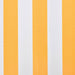 vidaXL || Awning Top Canvas Sunflower Yellow & White 9' 10"x8' 2" (Frame Not Included)