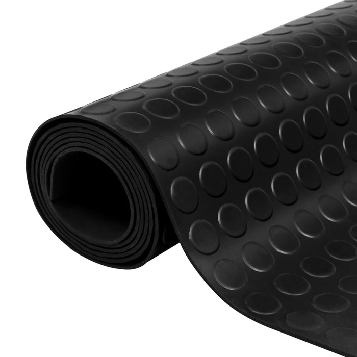 vidaXL || Rubber Floor Mat Anti-Slip with Dots 7' x 3'