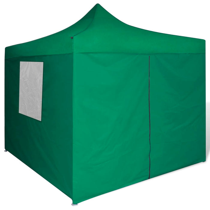 vidaXL || vidaXL Green Foldable Tent 9.8'x9.8' with 4 Walls