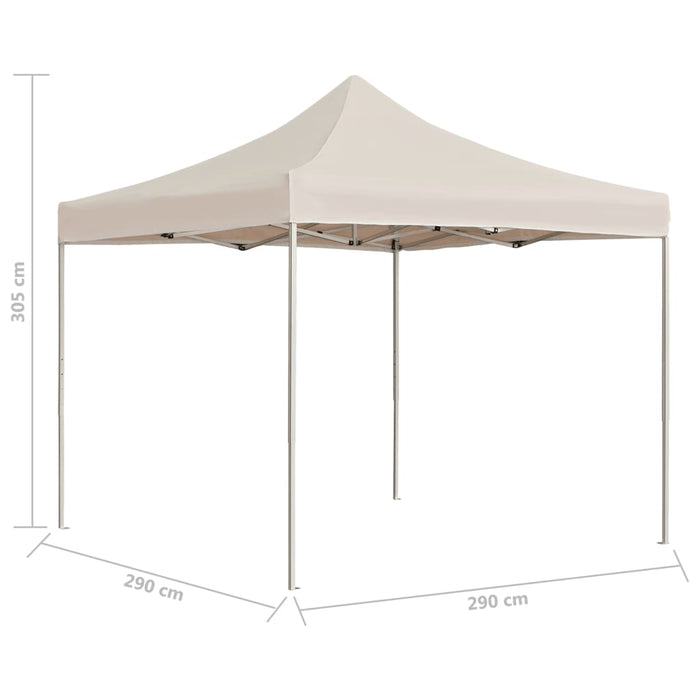 vidaXL || vidaXL Professional Folding Party Tent Aluminum 9.8'x9.8' Cream
