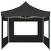 vidaXL || vidaXL Professional Folding Party Tent with Walls Aluminum 9.8'x9.8' Anthracite