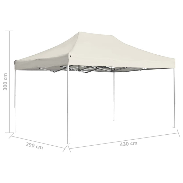vidaXL || vidaXL Professional Folding Party Tent Aluminum 14.8'x9.8' Cream